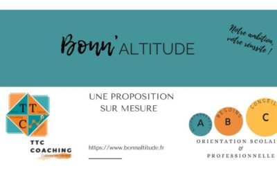 Bonn altitude ABC  Accompagnement-Besoin-Conseil en orientation scolaire, professionnelle et Bilan de compétences